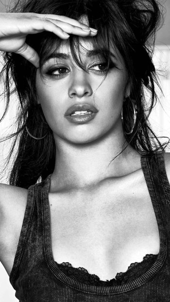  Camila Cabello Black and White Goddess