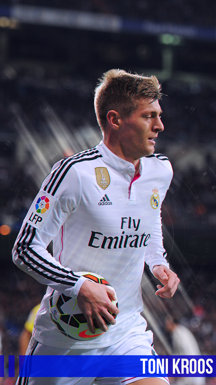 Download Soccer Real Madrid C.F. Toni Kroos Sports Phone Wallpaper by gabrielwillames