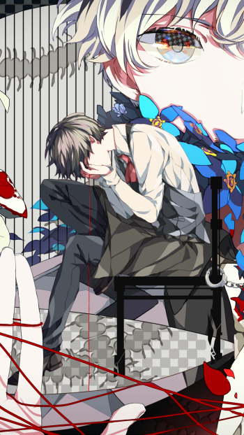 Ken Kaneki Anime Tokyo Ghoul:re Phone Wallpaper