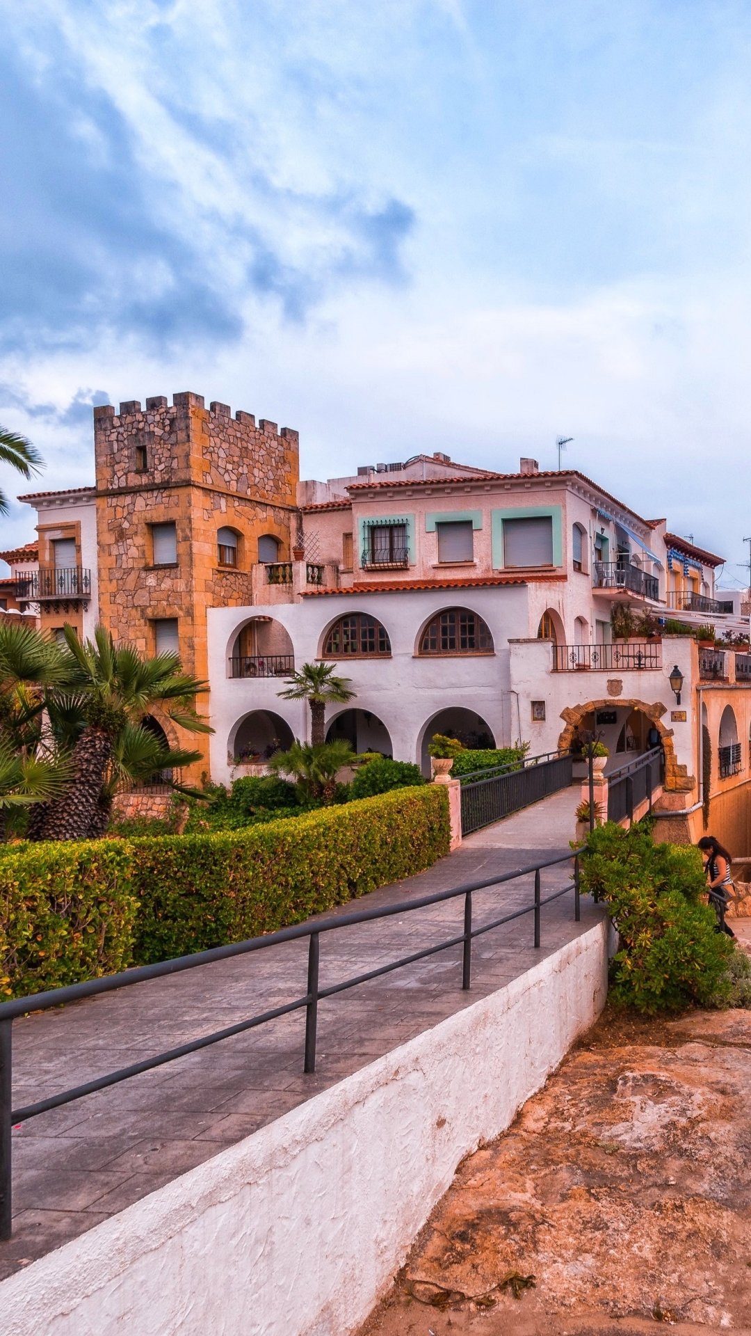 Download Spain House Man Made Town Phone Wallpaper