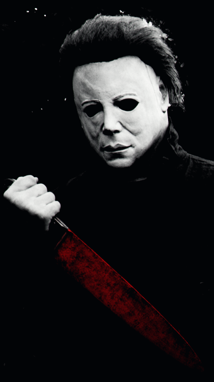 Download Horror Michael Myers Movie Halloween (1978) Phone Wallpaper by gabrielwillames