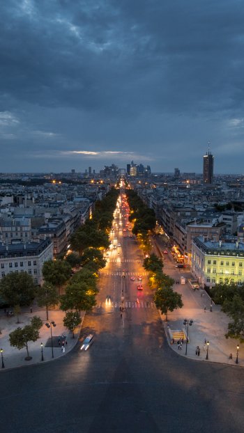  Streets of Paris at Night