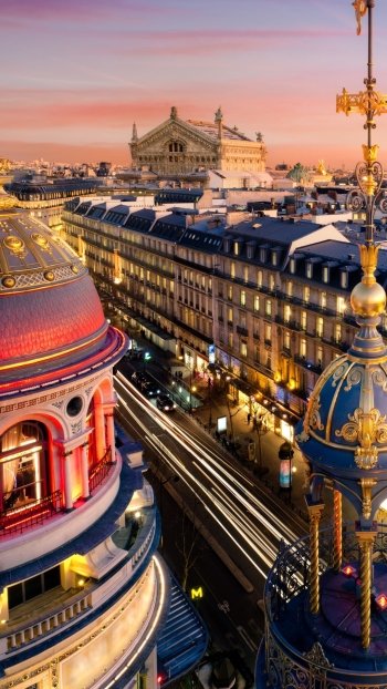evening France man made Paris Phone Wallpaper
