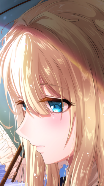 Violet Evergarden (Character) Anime Violet Evergarden Phone Wallpaper