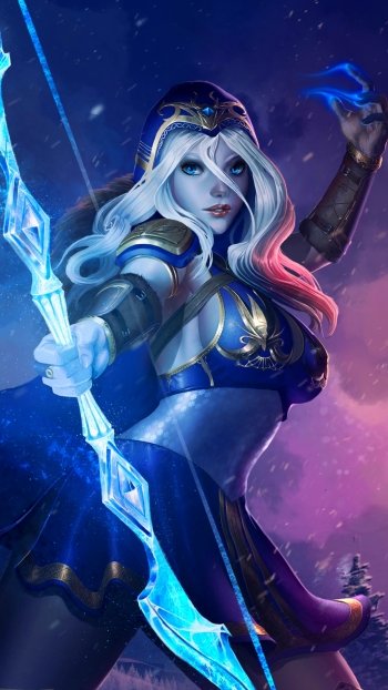  Ashe : League Of Legends by TheMaestroNoob