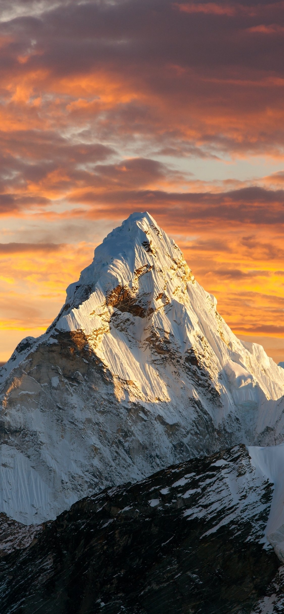 Download Peak Nature Mountain Himalayas Phone Wallpaper