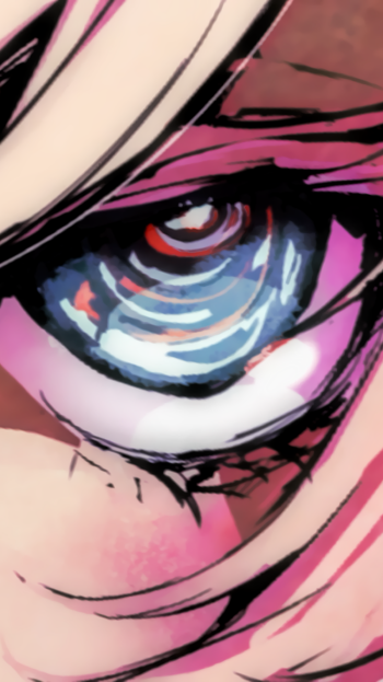 Tanya Degurechaff eye Anime The Saga of Tanya the Evil Anime Eyes Phone Wallpaper