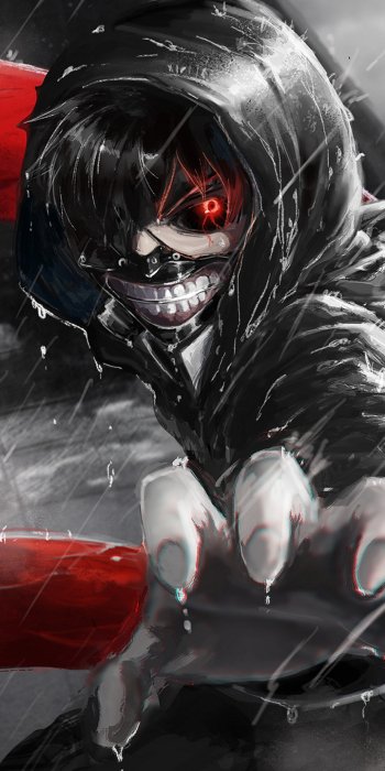 Ken Kaneki Anime Tokyo Ghoul Phone Wallpaper