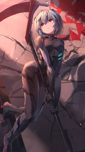 Rei Ayanami Anime Evangelion: 3.0 You Can (Not) Redo Phone Wallpaper