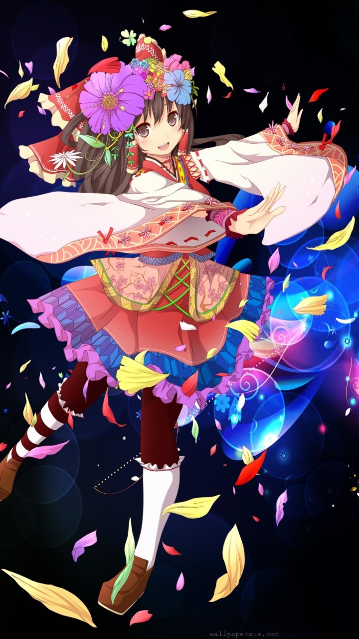 Download Reimu Hakurei Anime Touhou Phone Wallpaper - Mobile Abyss