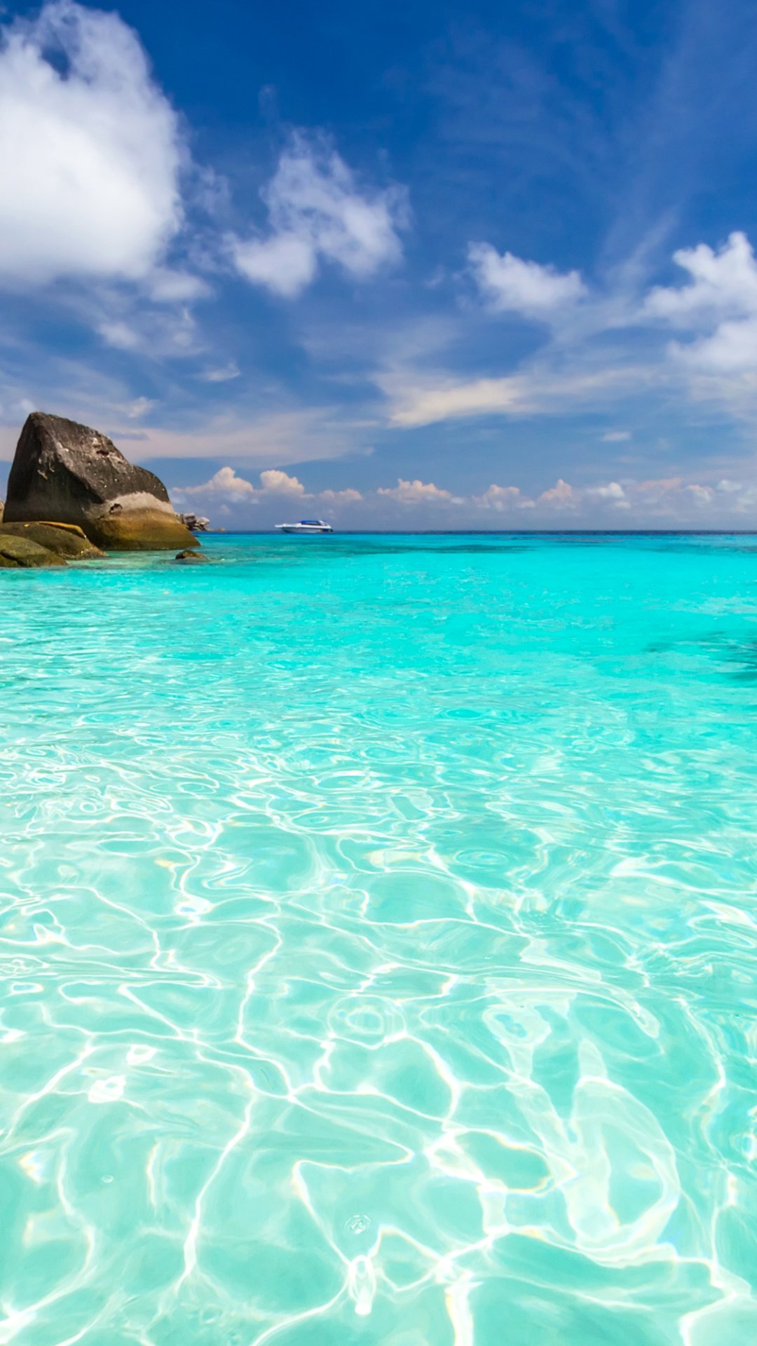 Download Turquoise Thailand Earth Nature Ocean Phone Wallpaper