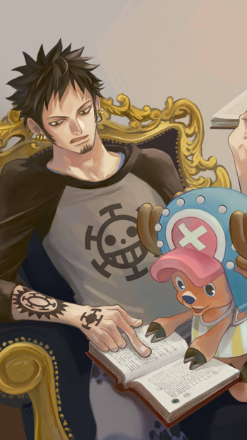 Tony Tony Chopper Trafalgar Law Anime One Piece Phone Wallpaper