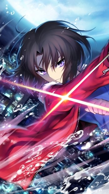 Shiki Ryougi Anime Fate/Grand Order Phone Wallpaper