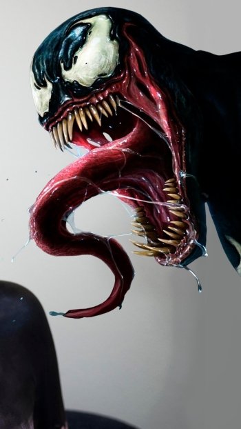 Comic Venom Phone Wallpaper