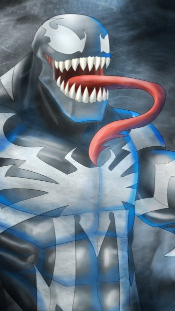 Comic Venom Phone Wallpaper