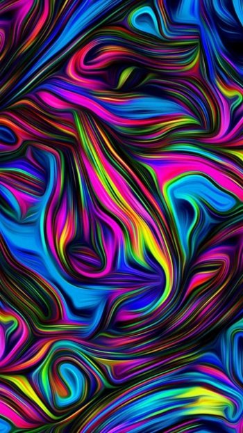 colorful paint artistic colors Phone Wallpaper