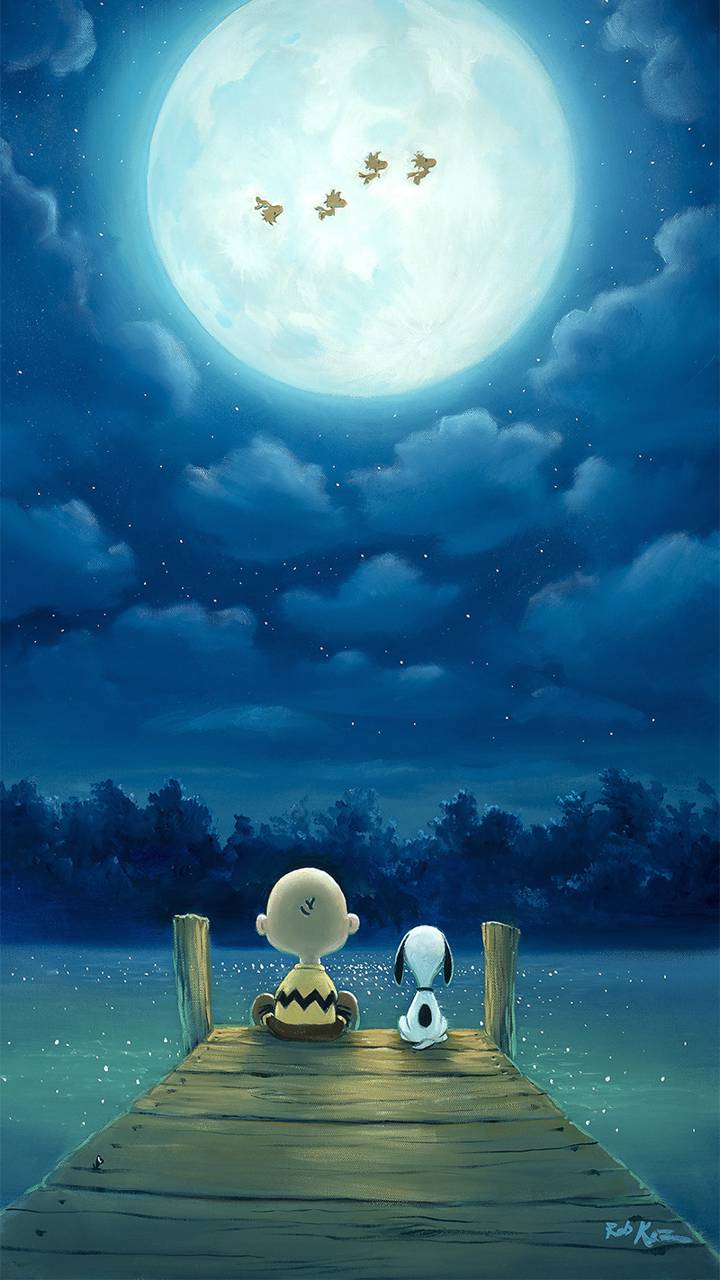 Charlie Brown and Snoopy by Rob Kaz