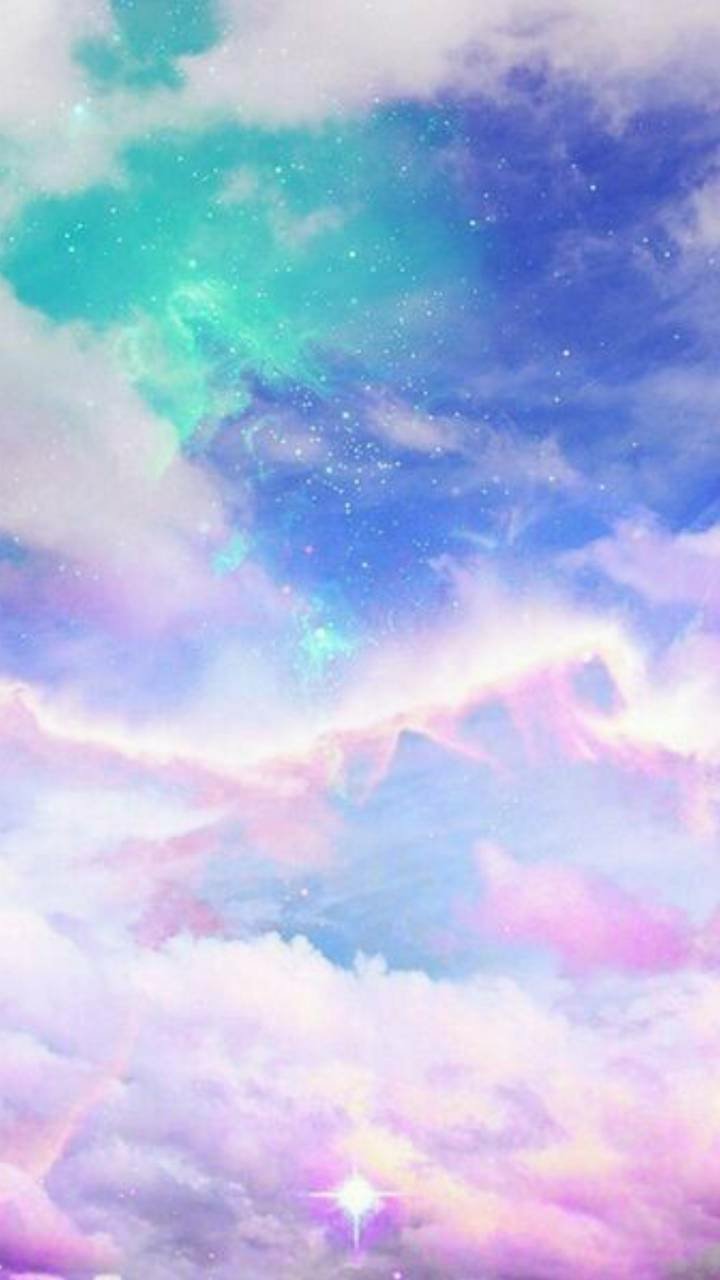 Download Blue Pink Earth Nature Sky Phone Wallpaper