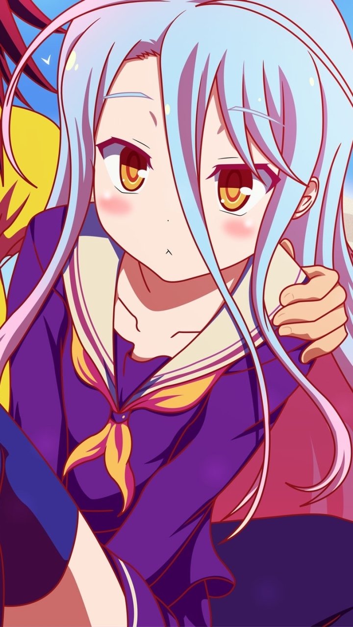 Download Shiro (No Game No Life) Anime No Game No Life Phone Wallpaper