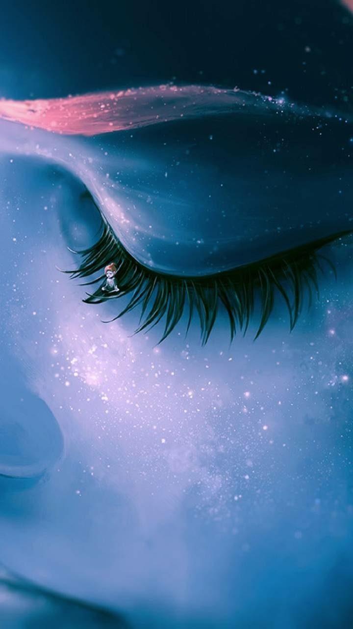 Download Space Face Fantasy Fairy Space Fantasy Phone Wallpaper