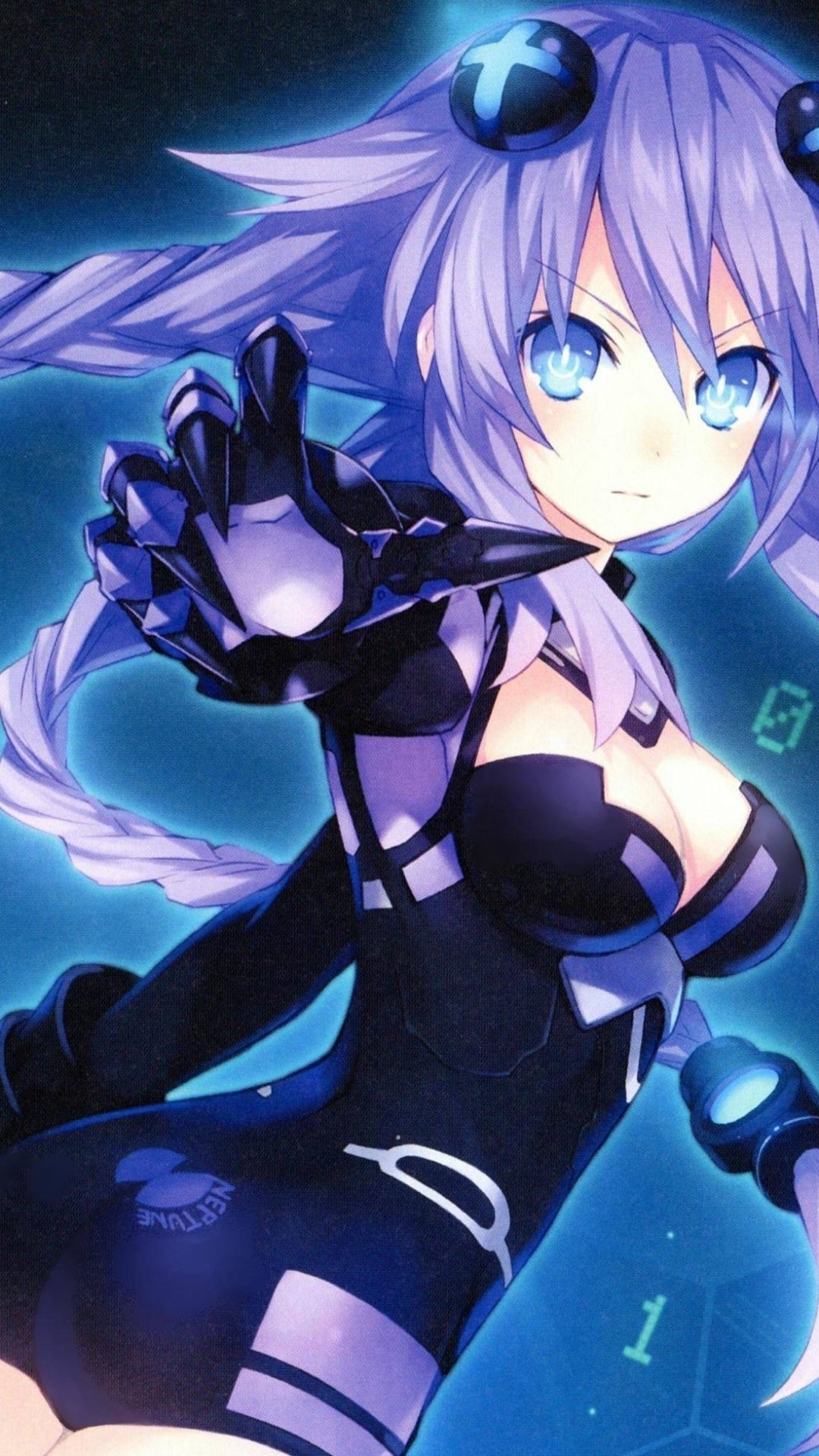 Download Neptune (Hyperdimension Neptunia) Video Game Hyperdimension Neptunia Phone Wallpaper