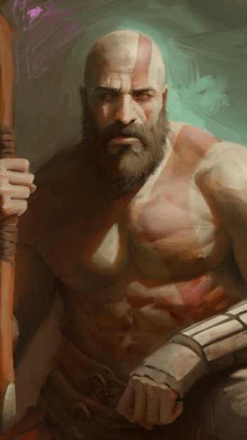 Kratos (God Of War) God of War video game God of War (2018) Phone Wallpaper