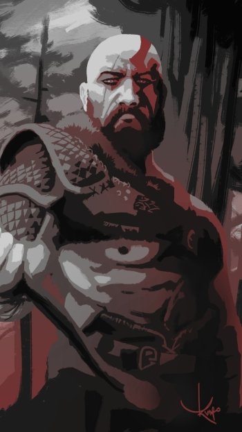 Kratos (God Of War) God of War video game God of War (2018) Phone Wallpaper