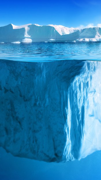 icegerg ice nature iceberg Phone Wallpaper