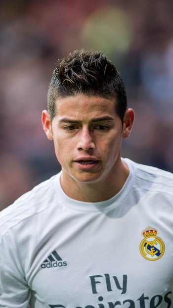 Real Madrid C.F. James Rodriguez Sports Phone Wallpaper