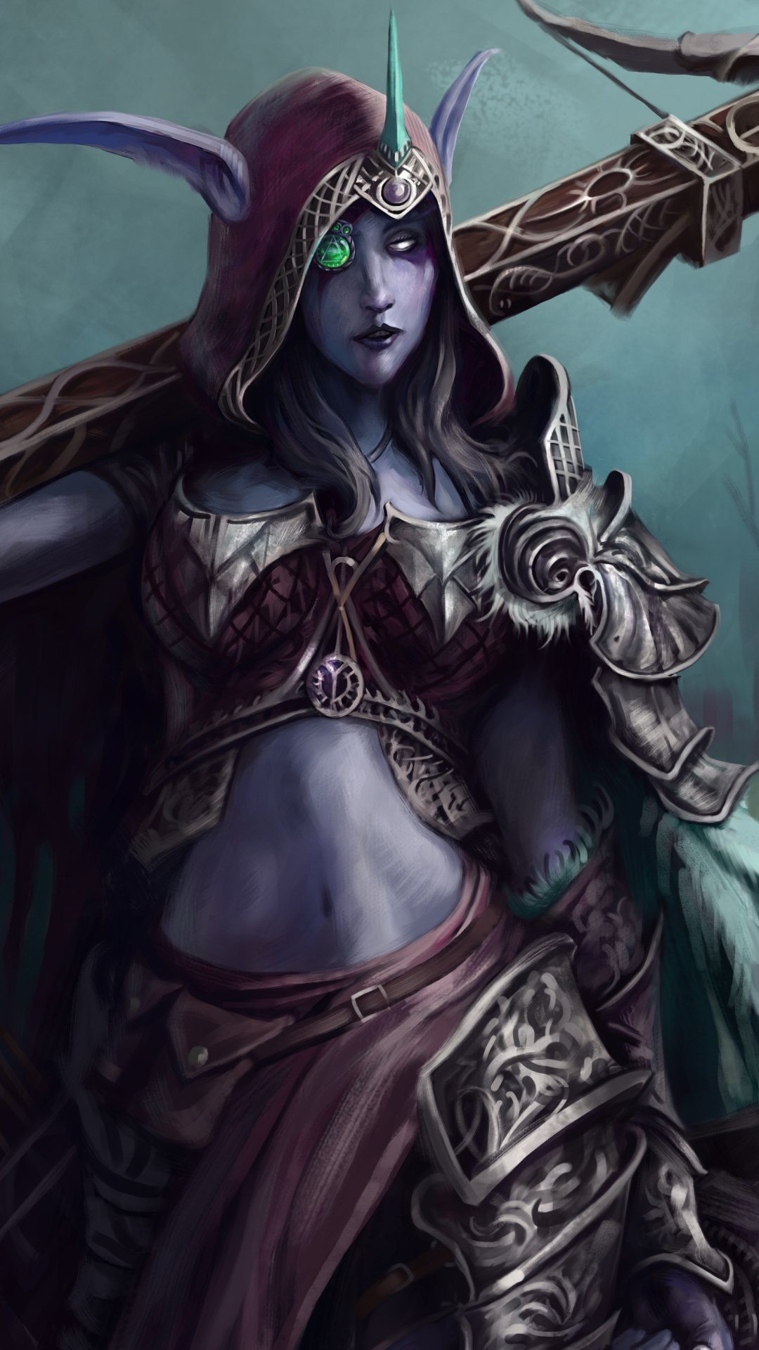 Download Sylvanas Windrunner Video Game World Of Warcraft Phone Wallpaper