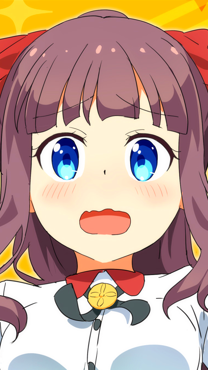 Download Hifumi Takimoto Anime New Game! Phone Wallpaper