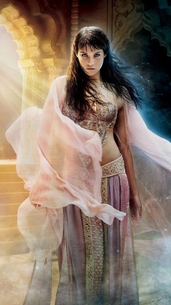 sorceress fantasy movie Prince of Persia: The Sands of Time Phone Wallpaper