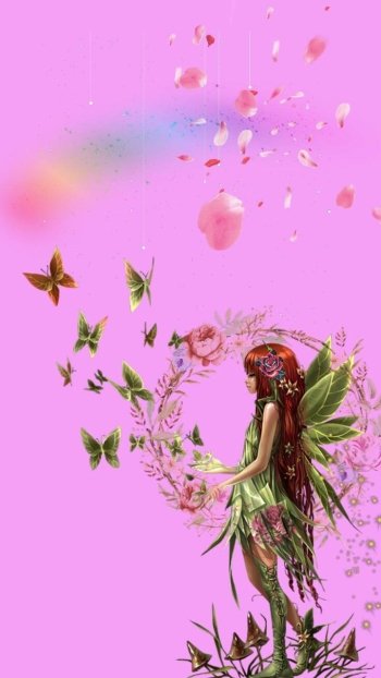 wings butterfly fantasy fairy Phone Wallpaper
