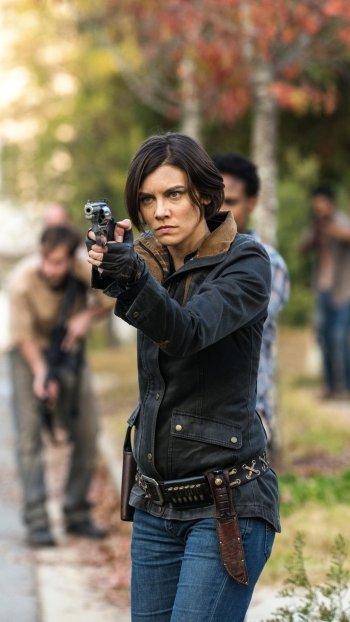 Maggie Greene Lauren Cohan TV Show The Walking Dead Phone Wallpaper