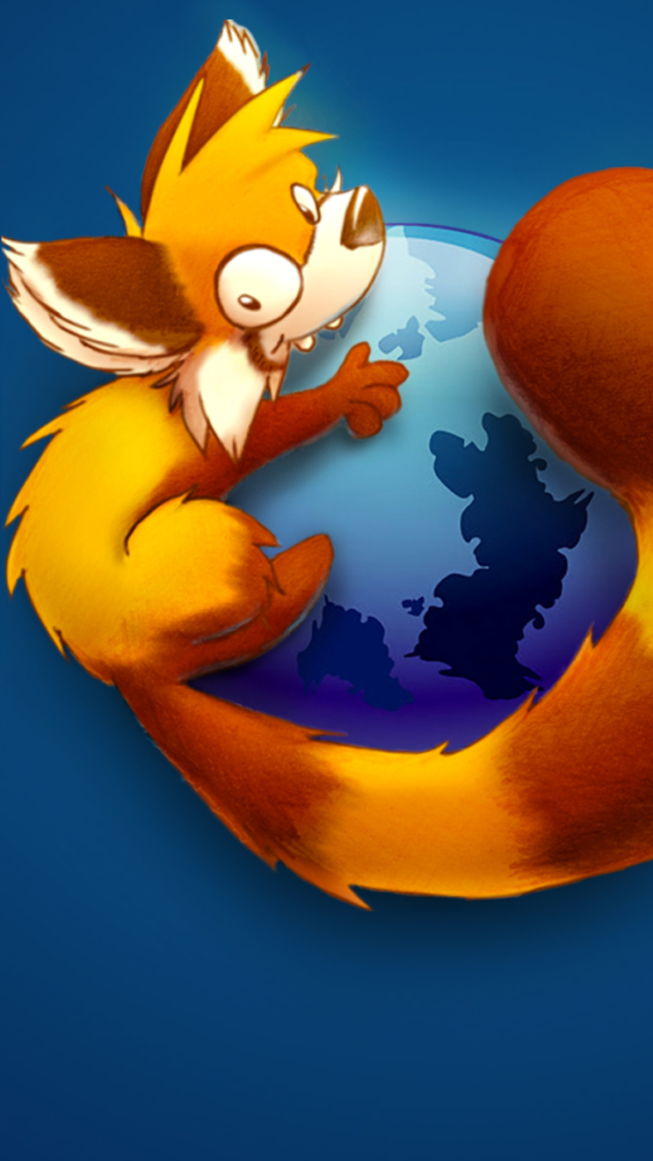 Cartoon Firefox