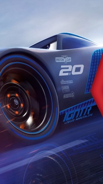 Jackson Storm movie Cars 3 Phone Wallpaper