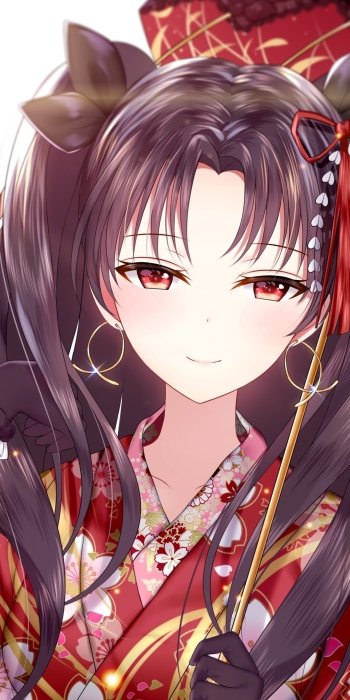 Rin Tohsaka Anime Fate/Grand Order Phone Wallpaper