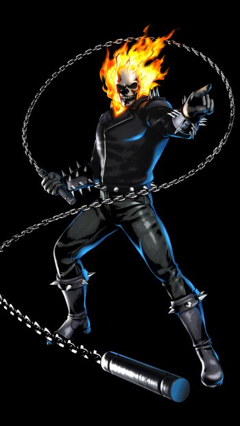 Comic Ghost Rider Phone Wallpaper