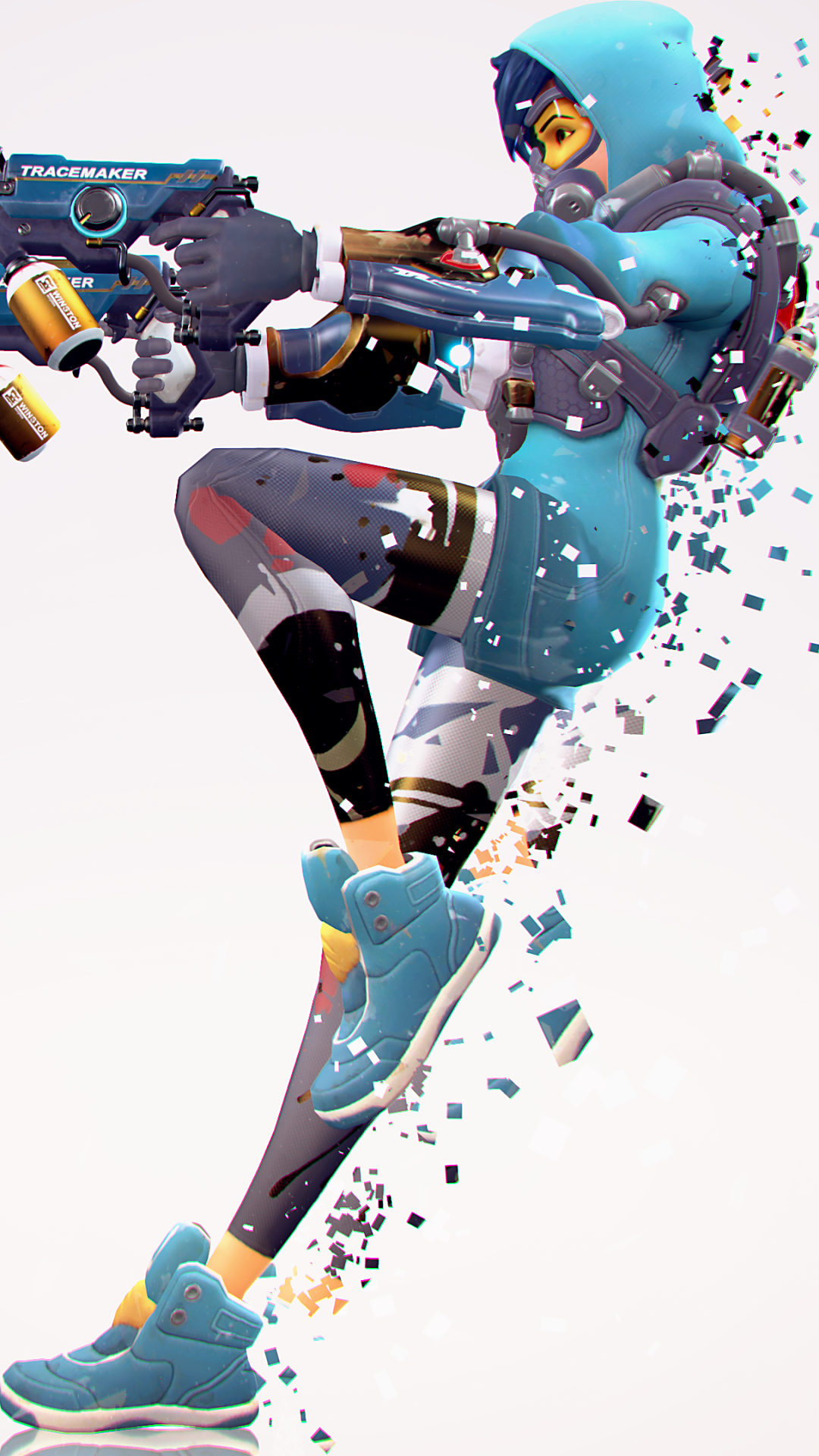 Download Tracer (Overwatch) Video Game Overwatch Phone Wallpaper