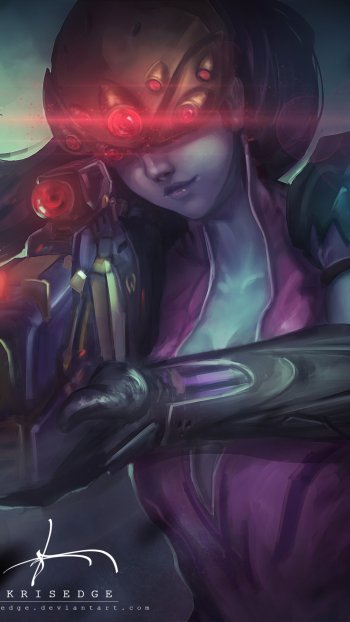 Widowmaker (Overwatch) Phone Wallpapers