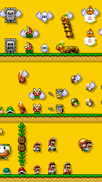 video game Super Mario Maker Phone Wallpaper