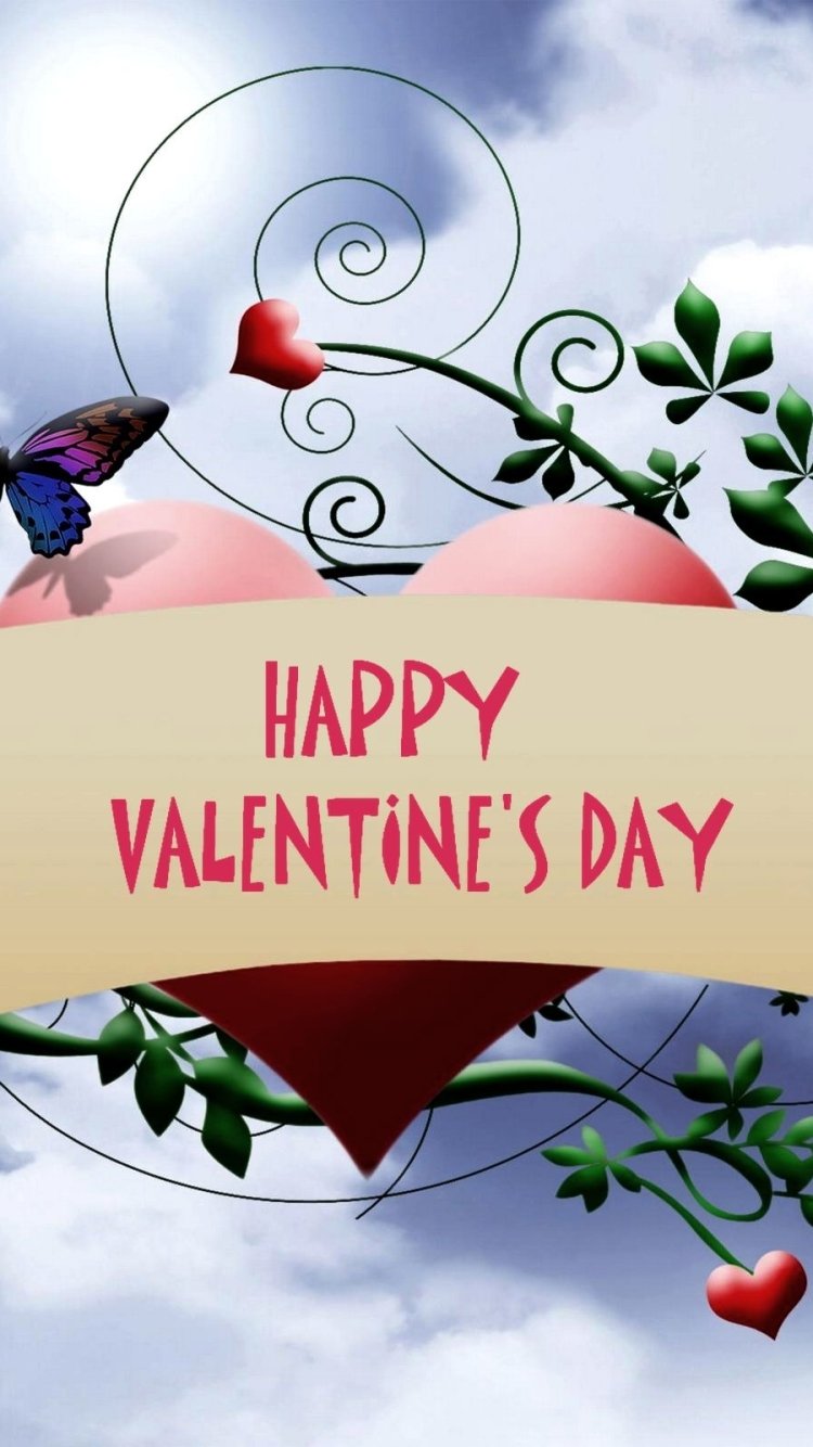 Download Happy Valentine's Day Heart Holiday Valentine's Day Phone ...