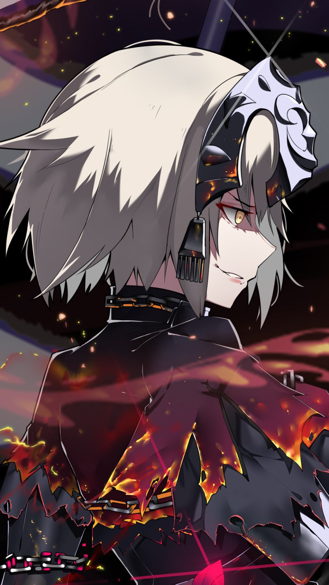 Download Fate (Series) Jeanne D'Arc Alter Avenger (Fate/Grand Order) Anime Fate/Grand Order Phone Wallpaper