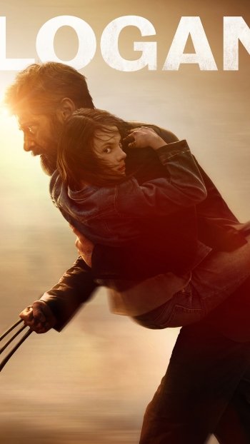 Logan (Movie) X-23 Wolverine Hugh Jackman Dafne Keen movie Logan Phone Wallpaper