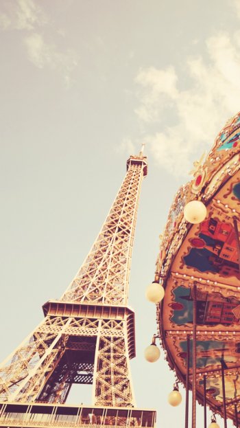 monument France Paris man made Eiffel Tower Phone Wallpaper