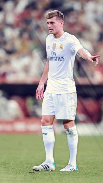 Real Madrid C.F. soccer Toni Kroos Sports Phone Wallpaper