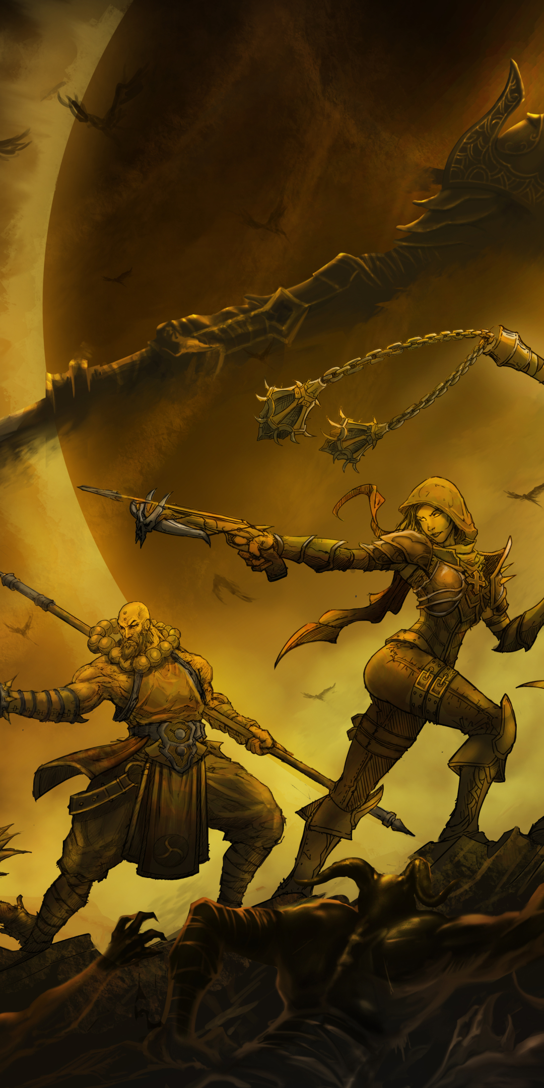Diablo III: Reaper Of Souls Phone Wallpaper by Leo Li
