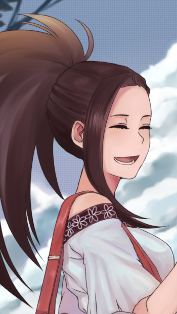Momo Yaoyorozu Anime My Hero Academia Phone Wallpaper