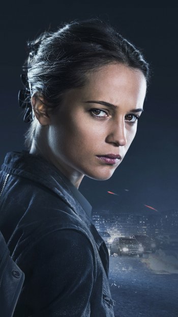 Alicia Vikander movie Jason Bourne Phone Wallpaper
