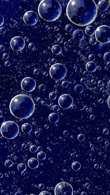 blue Abstract bubble abstract blue Phone Wallpaper
